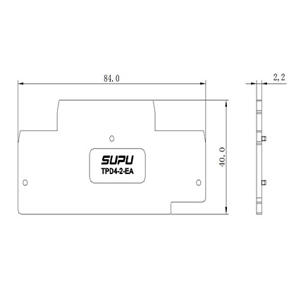 TPM1.5-2-GY-EA   Rail-mounted Terminal Blocks